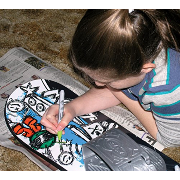 EMSCO Graffiti Snowboard for Kids 5-15 - Beginner Friendly Toy