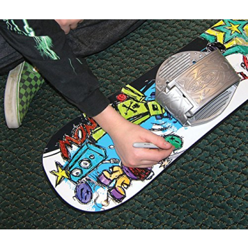 EMSCO Graffiti Snowboard for Kids 5-15 - Beginner Friendly Toy