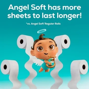 Angel Soft Toilet Paper, 48 Mega Rolls with Lavender Scent