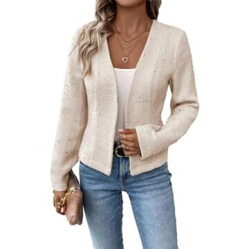 Summer Blazer Beige Lightweight Light Weight Summer Clothes Outfits for Women 2024 Blazers Slim Crea...