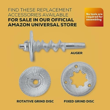 Durable Corona Grain Mill with High Hopper for Home Grinding