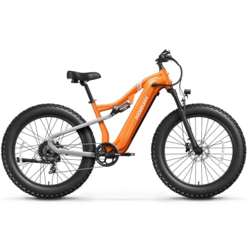 PUCKIPUPPY Electric Bike 960W, 28MPH, 80M Range