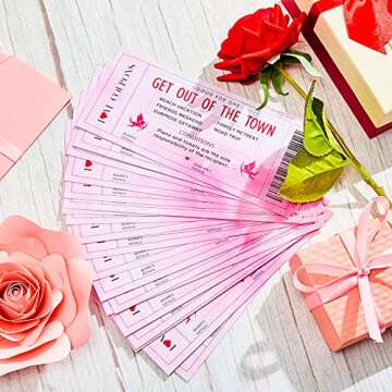 Dianelhall 20 Piece Romantic Voucher Gift Set for All Occasions