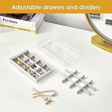ProCase Jewelry Box with 5 Drawers for Elegant Organization