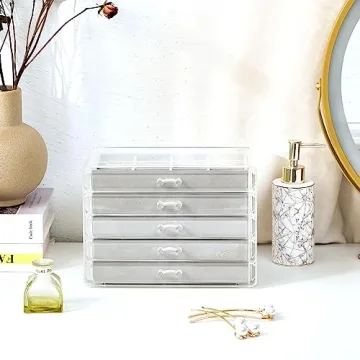 ProCase Jewelry Box with 5 Drawers for Elegant Organization