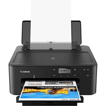 Canon PIXMA TS702a Wireless Home Office Smart Printer for Document and Photo Fast Printing with Alex...