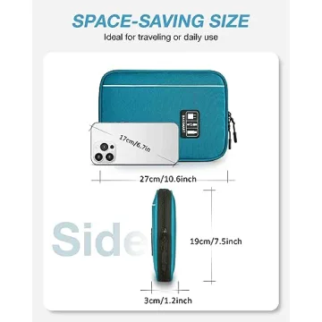BAGSMART Electronics Organizer Travel Case for Gadgets & Cables
