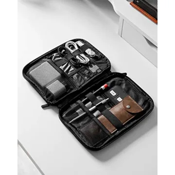 BAGSMART Electronics Organizer Travel Case for Gadgets & Cables