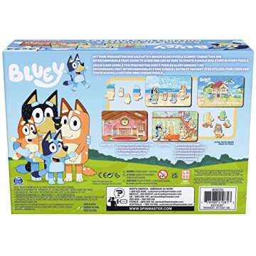 Bluey Puzzles 4-Pack for Kids Ages 3 and Up