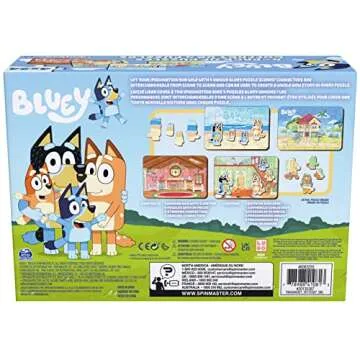 Bluey Puzzles 4-Pack for Kids Ages 3 and Up
