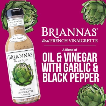 BRIANNAS Real French Vinaigrette – Sugar-Free, Vegan, Gluten-Free