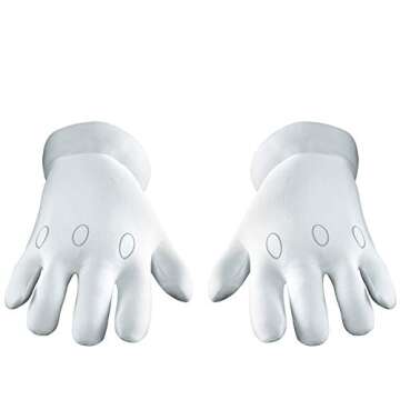 Disguise Men's Nintendo Super Mario Bros.Mario Adult Costume Accessory Kit, Red/White/Brown, One Size