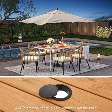 YITAHOME Outdoor Dining Set for Patio & Garden