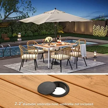 YITAHOME Outdoor Dining Set for Patio & Garden