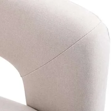 Buy Linen Upholstered Modern Dining Chair for Home