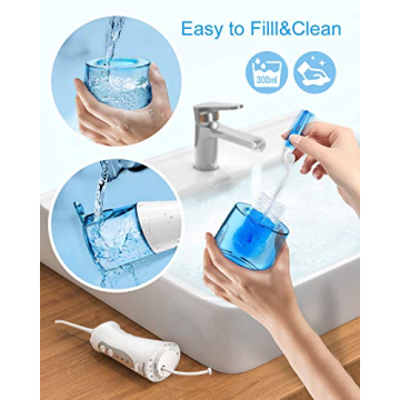 Portable Nicefeel Cordless Water Flosser for Teeth Cleaning