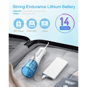 Portable Nicefeel Cordless Water Flosser for Teeth Cleaning