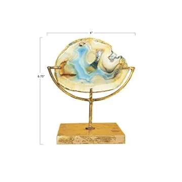 Decorative Agate Stone Slice - Unique Home Decor Accent