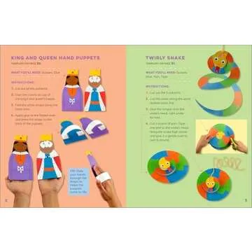 Preschool Paper Crafts: 25 Creative Crafts to Practice Hand-Eye Coordination & Scissor Skills