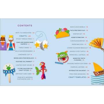 Preschool Paper Crafts: 25 Creative Crafts to Practice Hand-Eye Coordination & Scissor Skills