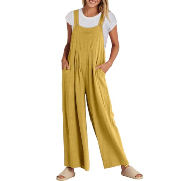 Wide Leg Casual Summer Jumpsuit for Women