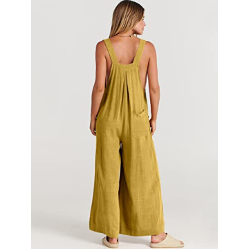 Wide Leg Casual Summer Jumpsuit for Women