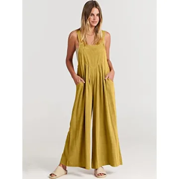 Wide Leg Casual Summer Jumpsuit for Women