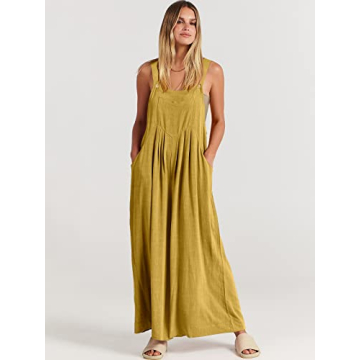 Wide Leg Casual Summer Jumpsuit for Women