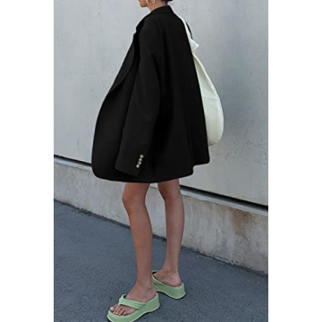 Women's Elegant Oversized Blazer Stylish Office Casual Wear