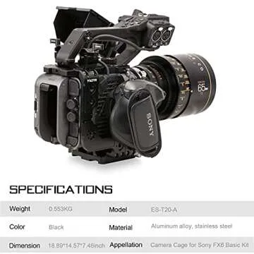Tilta Camera Cage for Sony FX6 | Versatile & Protective