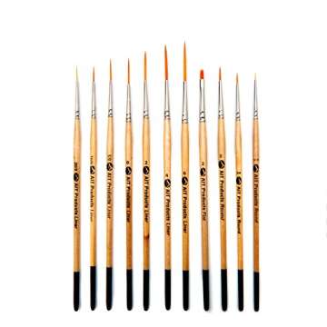 Quality Fine Detail Paint Brush Set for Artists