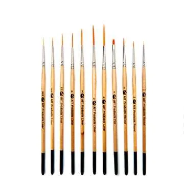 Quality Fine Detail Paint Brush Set for Artists