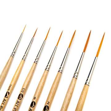 Quality Fine Detail Paint Brush Set for Artists