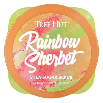 Tree Hut Rainbow Sherbet Sugar Scrub for Radiant Skin