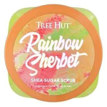 Tree Hut Rainbow Sherbet Sugar Scrub for Radiant Skin