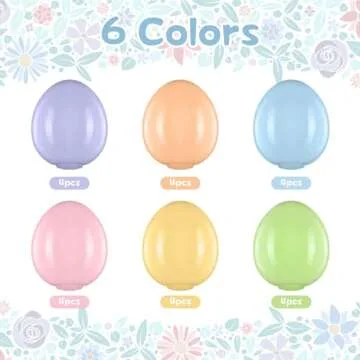 Silipull 24 Pcs Soft Squeeze Easter Eggs Slow Rising Pastel Easter Basket Stuffers Stress Relief Gifts Toys for Party Favors Easter Boys Girls Classroom Prize Supplies