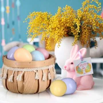 Silipull 24 Pcs Soft Squeeze Easter Eggs Slow Rising Pastel Easter Basket Stuffers Stress Relief Gifts Toys for Party Favors Easter Boys Girls Classroom Prize Supplies