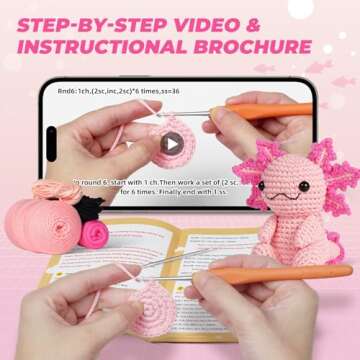 Gipony Crochet Kit for Beginners - Fun Sewing Adventure