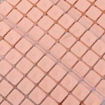 ROSENICE 600 Counts Disposable Ear Press Seeds Acupuncture Vaccaria Plaster Bean Massagee Multi-Condition Ear Seed Acupressure Kit (10 Sheets)