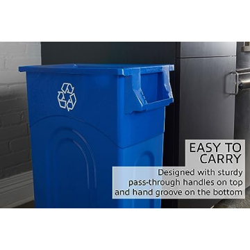 United Solutions Highboy 23 Gallon Space Saving Recycling Container