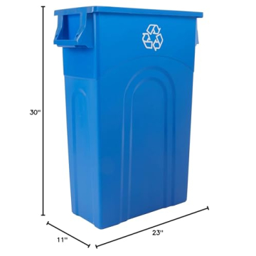 United Solutions Highboy 23 Gallon Space Saving Recycling Container