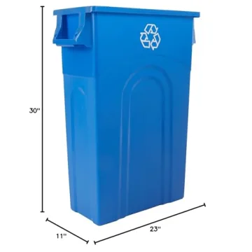 United Solutions Highboy 23 Gallon Space Saving Recycling Container