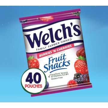 Welch's Berries 'n Cherries Fruit Snacks - 40 Count