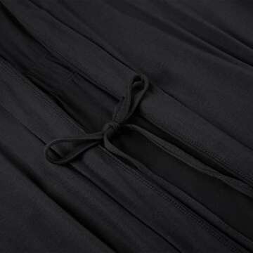 Joyaria Women Bamboo Viscose Robe Super Soft Comfy Thin Lightweight Cooling Short Bathrobe Loungewear S-XXL