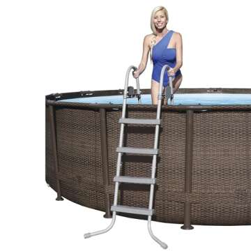 Bestway Power Steel Above Ground Pool Set for Summer Fun