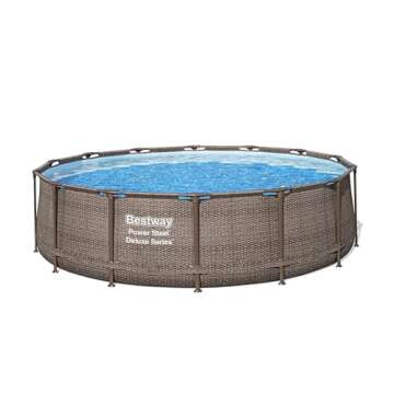 Bestway Power Steel Above Ground Pool Set for Summer Fun