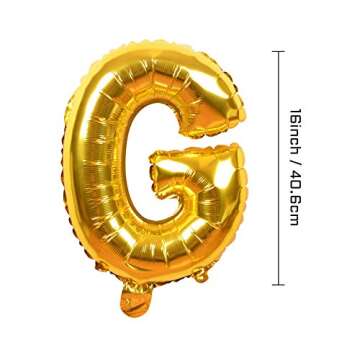 Friendsgiving Gold Foil 16 Inch Balloon Banner Decor