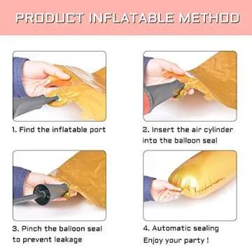 Friendsgiving Gold Foil 16 Inch Balloon Banner Decor