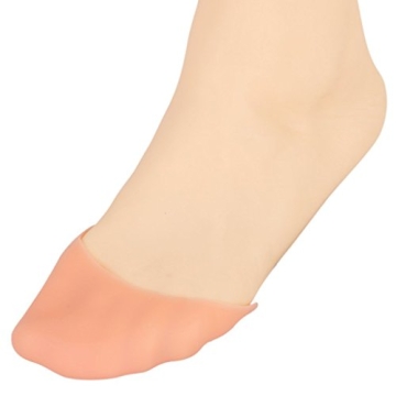 GEOOT Silicone Gel Toe Caps for Dance Comfort (1 Pair) - Essential for Pointe Shoes