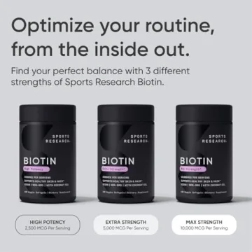 Vegan Biotin 10,000mcg with Coconut Oil - Sports Research